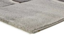 Atticgo Tapis intérieur gris rectangulaire abstrait 140x200 cm MEDEL* Tapis Pour Salon