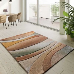 Sale Atticgo Tapis intérieur multicolore rectangulaire abstrait 160x230 cm SORA