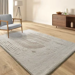 Atticgo Tapis intérieur multicolore rectangulaire scandinave 80x150 cm CANDELA* Tapis Persan Et Berbère
