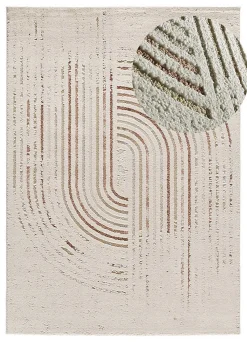 Atticgo Tapis intérieur multicolore rectangulaire scandinave 80x150 cm CANDELA* Tapis Persan Et Berbère