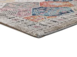 Atticgo Tapis intérieur multicolore rectangulaire éthnique 120x170 cm MIRVA* Tapis Persan Et Berbère