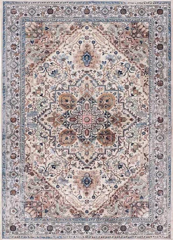 Atticgo Tapis intérieur multicolore rectangulaire vintage 80x150 cm CLASS* Tapis Intérieur|Tapis Pour Salon