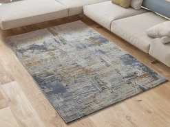 Atticgo Tapis intérieur multicolore rectangulaire abstrait 115x170 cm SPRINGS* Tapis Uni