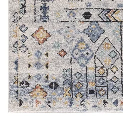Atticgo Tapis intérieur multicolore rectangulaire éthnique 140x200 cm MABEL* Tapis Intérieur|Tapis Persan Et Berbère