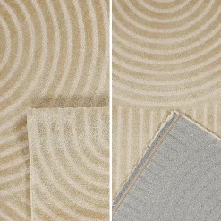 Sweeek Tapis intérieur motif arches beige 120 x 160 cm - Brad* Tapis Intérieur|Tapis Pour Chambre