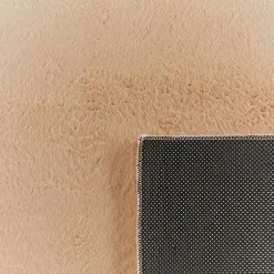 New Sweeek Tapis intérieur uni beige 120x160cm - Oscaria