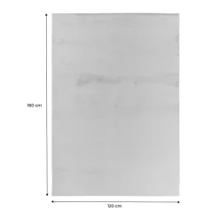 Sweeek Tapis intérieur uni blanc 120x160cm - Oscaria* Tapis Pour Salon