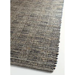 GoodHome Tapis jute et coton L.150 x l.80 cm* Tapis Jute Et Naturel|Tapis Pour Chambre