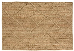 Discount Deko & Co Tapis jute naturel losange Deco&Co L.230 x l.160 cm