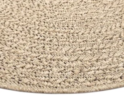 Best The Carpet Tapis Kansas extérieur intérieur cercle - Nature - 80 cm Ronde