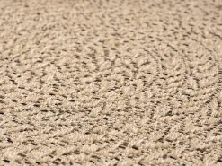 Best The Carpet Tapis Kansas extérieur intérieur cercle - Nature - 80 cm Ronde