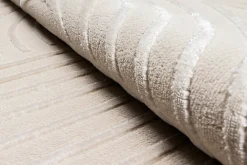 The Carpet Tapis Knight 3D moderne brillants, Beige, 200 x 290 cm