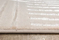 The Carpet Tapis Knight 3D moderne brillants, Beige, 200 x 290 cm