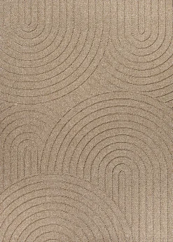 Best The Carpet Tapis Kos extérieur moderne arc, Nature, 80 x 150 cm