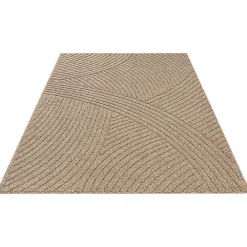 Discount The Carpet Tapis Kos extérieur moderne, Nature, 80 x 250 cm