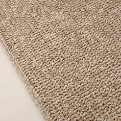 Discount The Carpet Tapis Kos extérieur moderne intemporel, Nature, 80 x 250 cm