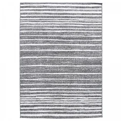 Online Unamourdetapis Tapis longs poils shaggy tissé motif géométrique LOLABE, gris, blanc