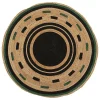 Atmosphera Créateur D'Intérieur Tapis Malakite jute noir D120cm - Atmosphera* Tapis Pour Chambre