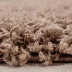 Best Unamourdetapis Tapis poils longs shaggy tissé motif uni UNI L, Mocca