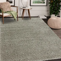 Unamourdetapis Tapis poils longs shaggy tissé motif uni UNI I, Beige* Tapis Uni
