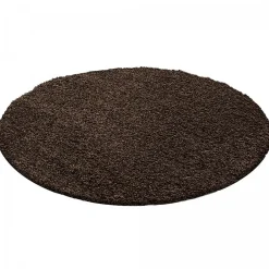 Unamourdetapis Tapis poils longs shaggy tissé motif uni UNI L, Marron* Tapis Uni