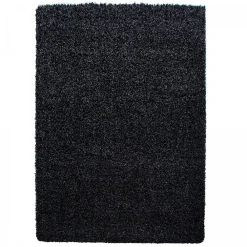 Unamourdetapis Tapis poils longs shaggy tissé motif uni UNI L, anthracite* Tapis Uni