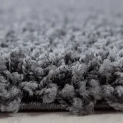 Unamourdetapis Tapis poils longs shaggy tissé motif uni UNI L, Gris* Tapis Uni