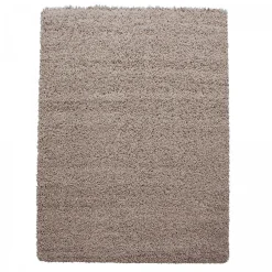 Unamourdetapis Tapis poils longs shaggy tissé motif uni UNI L, Beige* Tapis Uni
