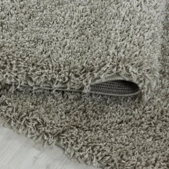 Unamourdetapis Tapis poils longs shaggy tissé motif uni UNI I, Beige* Tapis Pour Salon|Tapis Uni
