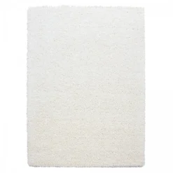 Unamourdetapis Tapis poils longs shaggy tissé motif uni UNI L, Crème* Tapis Uni