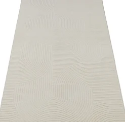 The Carpet Tapis Rio salon antidérapant arc, Crème, 80 x 150 cm* Tapis Pour Chambre