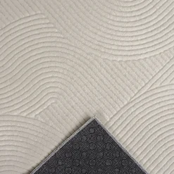 The Carpet Tapis Rio salon antidérapant arc, Crème, 80 x 150 cm* Tapis Pour Chambre
