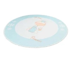 Outlet Paris Prix Tapis Rond Enfant Imprimé "Bambini II" 160cm Menthe