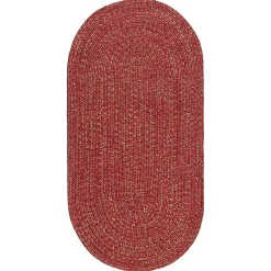 Novatrend Tapis rond ou oval style jute intérieur extérieur JUTY 120x120 cm* Tapis Pour Chambre