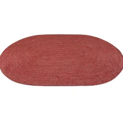 Novatrend Tapis rond ou oval style jute intérieur extérieur JUTY 120x120 cm* Tapis Pour Chambre