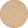 Discount Balta Tapis rond uni en jute Trecia Ø120 cm