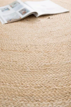 Discount Balta Tapis rond uni en jute Trecia Ø120 cm