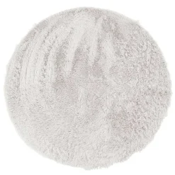 Hot The Deco Factory Tapis salon à base fine souple extra doux blanc diam.70