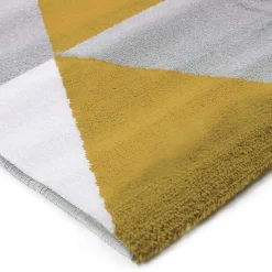 Online The Deco Factory Tapis salon à motifs triangles jaune 150x220
