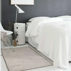 The Deco Factory Tapis salon aspect velours extra-doux écru 60x120* Tapis Pour Chambre