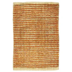The Deco Factory Tapis salon bi-texture beige orange 60x90* Tapis Intérieur