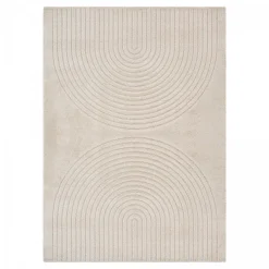 Unamourdetapis Tapis salon DEMILU Tapis doux en relief, beige