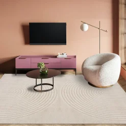 Best Unamourdetapis Tapis salon DEMILU Tapis doux en relief, beige