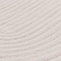 Best The Deco Factory Tapis salon en coton réversible effet cordage écru 50x80