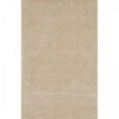 Unamourdetapis Tapis salon et chambre tissé motif géométrique CEROTEO, beige* Tapis Pour Chambre