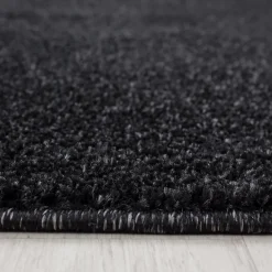 Unamourdetapis Tapis salon et chambre tissé motif uni SOULA, anthracite* Tapis Uni