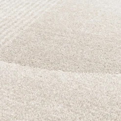 Unamourdetapis Tapis salon et chambre tissé motif géométrique CONTUNI, beige, marron