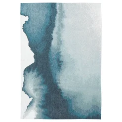 Novatrend Tapis salon et chambre tissé plat BLUE MIRAGE Diam 140 cm* Tapis Pour Chambre