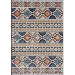 Novatrend Tapis salon et chambre tissé plat intérieur extérieur TERESA 120x170 cm* Tapis Pour Chambre