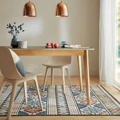 Novatrend Tapis salon et chambre tissé plat intérieur extérieur TERESA 120x170 cm* Tapis Pour Chambre